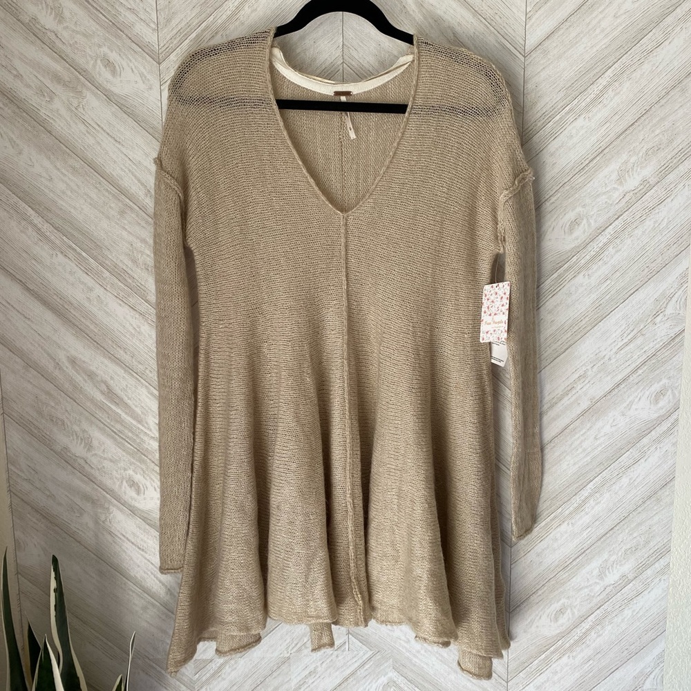 Free People dancing in the forest sweater tunic - Picture 2 of 7